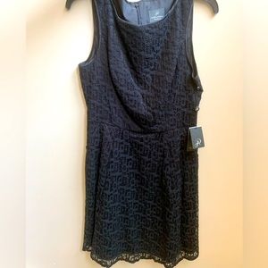 Brand new with tags Adrianna Papell black lace dress with pockets!